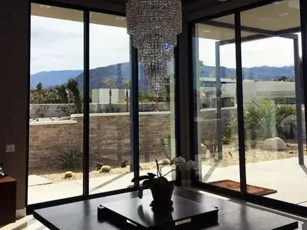 Living room sliding doors