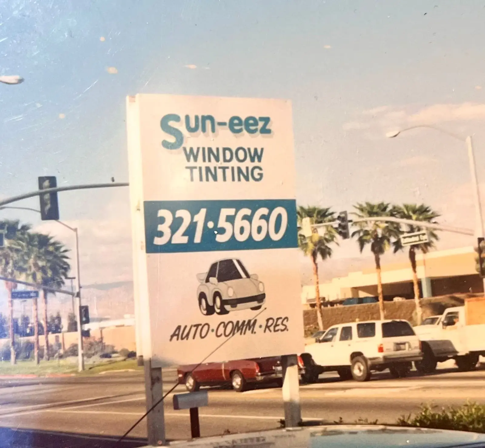 The original Sun-eez Window Tinting sign