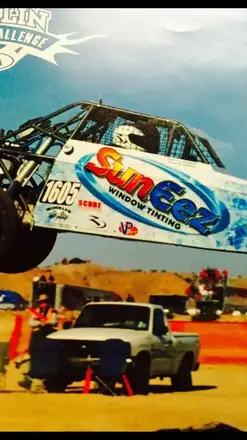 SunEez sponsored race truck